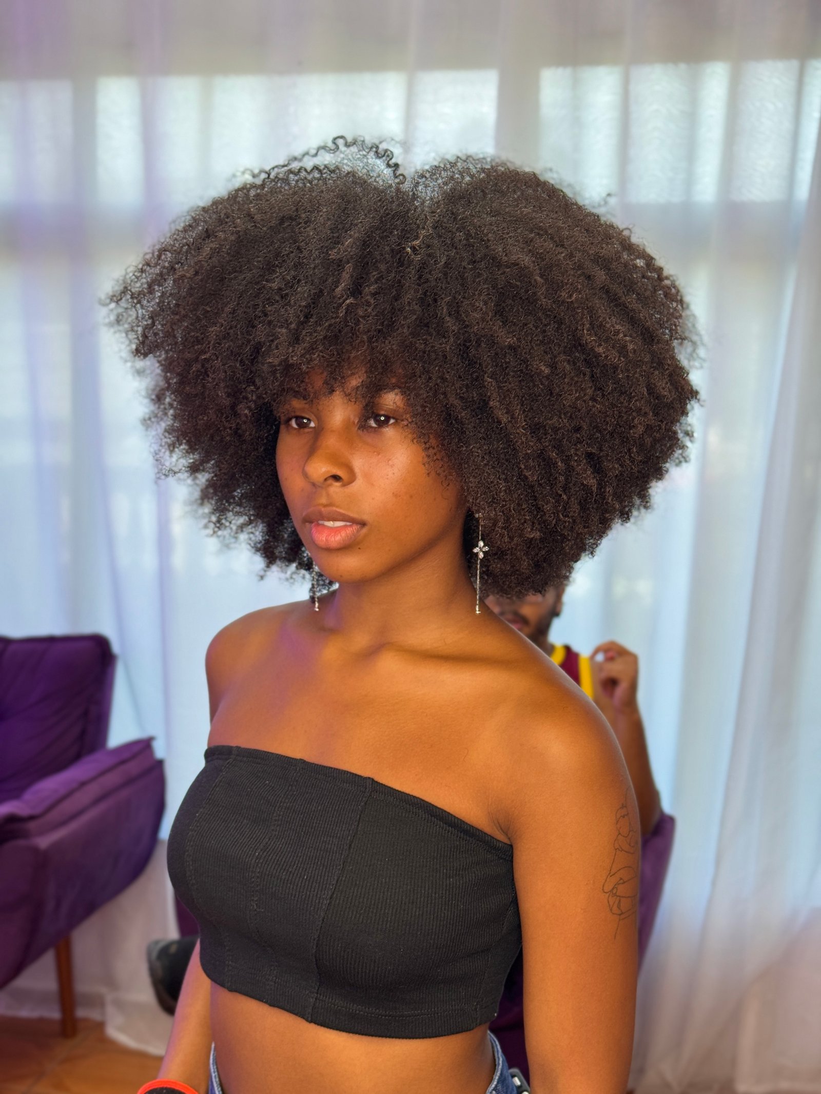 Afro volumoso